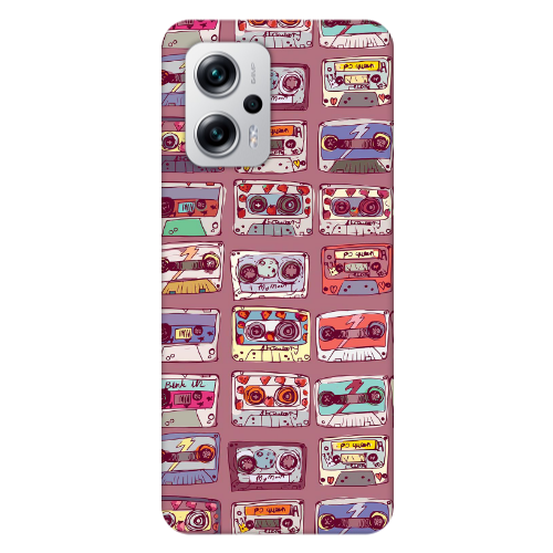 Xiaomi Poco X4 GT Cassttes Transparent Silicone TPU Θήκη