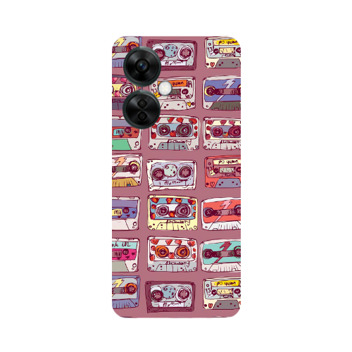 Oneplus Nord CE 3 Lite 5G Cassttes Transparent Silicone TPU Θήκη