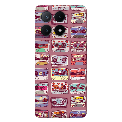 Xiaomi Poco X6Pro 5G Cassttes Transparent Silicone TPU Θήκη