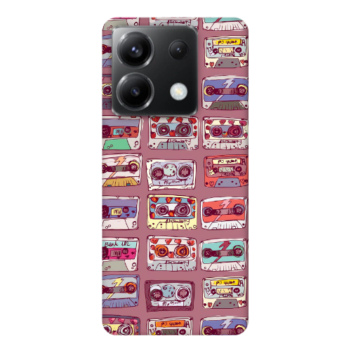 Xiaomi Poco X6 5G Cassttes Transparent Silicone TPU Θήκη