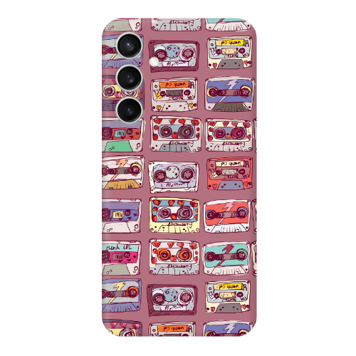 Samsung S24 Cassttes Transparent Silicone TPU Θήκη