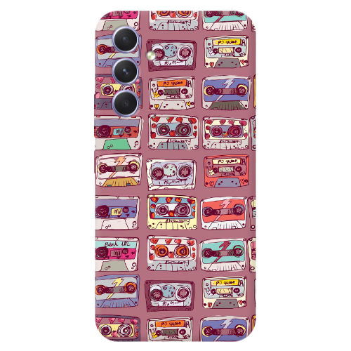 Samsung A35 Cassttes Transparent Silicone TPU Θήκη