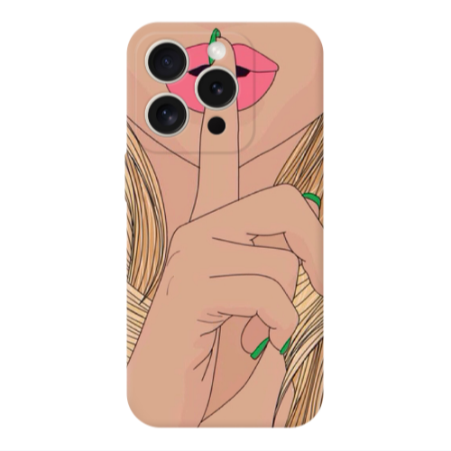 Apple Iphone 16 Pro Shut up Transparent Silicone TPU Θήκη