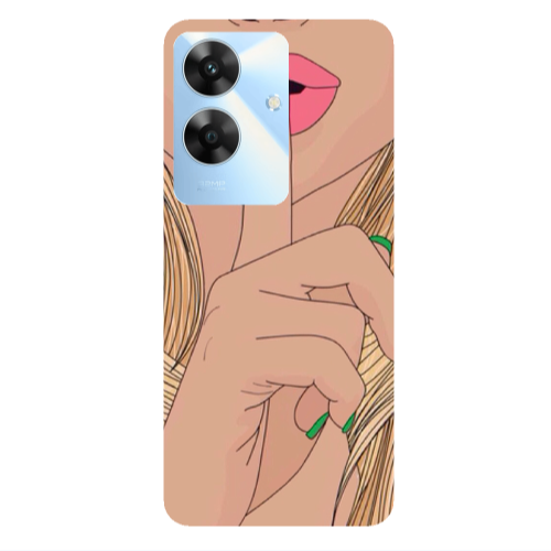 Realme Note 60 Shut up Transparent Silicone TPU Θήκη