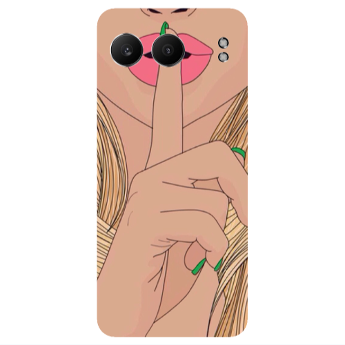 Oneplus Nord 4 Shut up Transparent Silicone TPU Θήκη