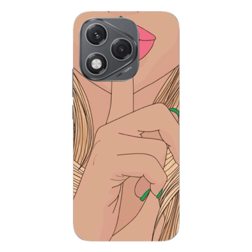 Honor 400 Lite Shut up Transparent Silicone TPU Θήκη