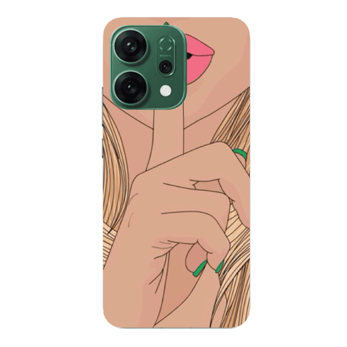 Oppo RENO 14 Shut up Transparent Silicone TPU Θήκη