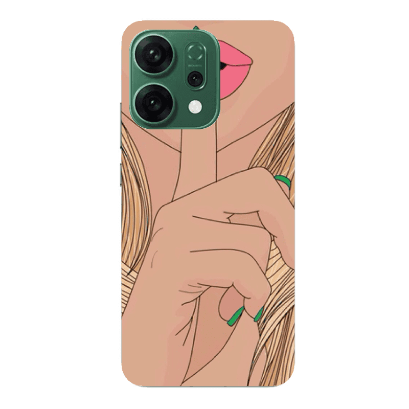 Oppo RENO 14 Shut up Transparent Silicone TPU Θήκη