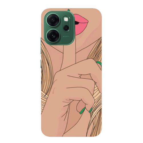 Oppo 14 F Shut up Transparent Silicone TPU Θήκη