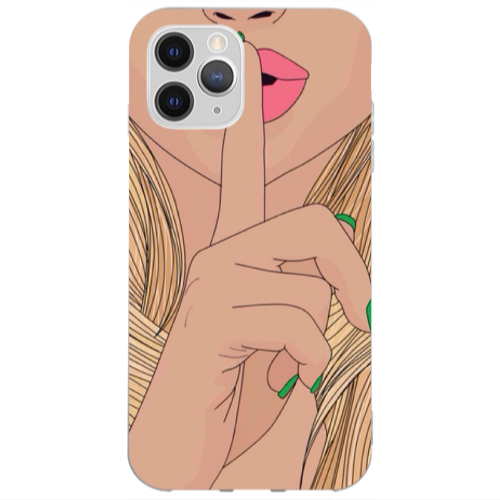 Apple iPhone 13 Pro Max Shut up Transparent Silicone TPU Θήκη