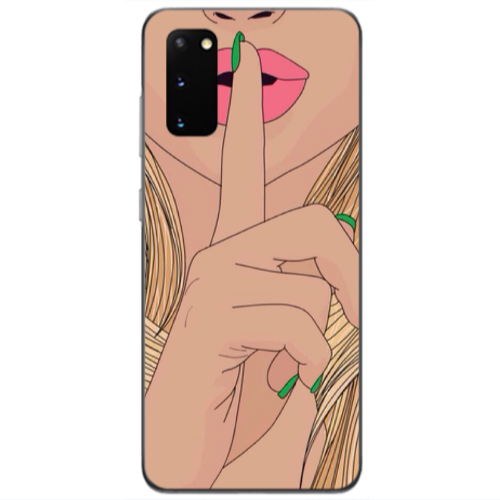 Samsung S20 Shut up Transparent Silicone TPU Θήκη