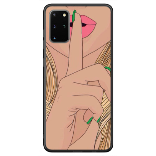 Samsung S20 FE Shut up Black Glossy Θήκη