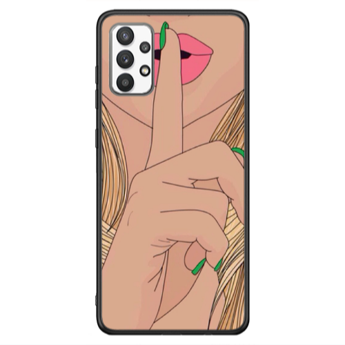 Samsung A13 4G Shut up Black Glossy Θήκη