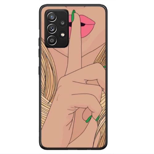 Samsung A53 Shut up Black Glossy Θήκη