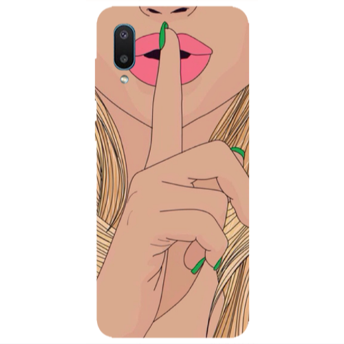 Samsung A02 Shut up Transparent Silicone TPU Θήκη