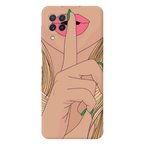 Samsung A22 4G Shut up Transparent Silicone TPU Θήκη