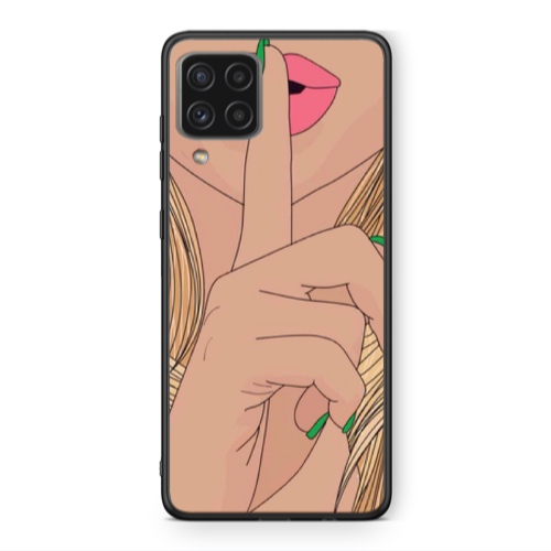 Samsung A22 4G Shut up Black Glossy Θήκη