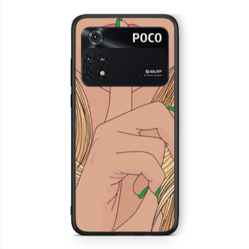 Xiaomi Poco M4 Pro 4G Shut up Black Glossy Θήκη