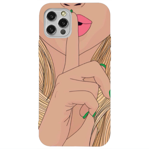 Apple iPhone 12 Pro Shut up Transparent Silicone TPU Θήκη