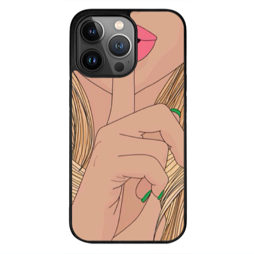 Apple iPhone 12 Pro Max Shut up Black Glossy Θήκη