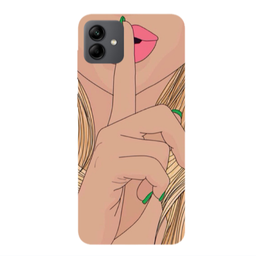 Samsung A04 Shut up Transparent Silicone TPU Θήκη