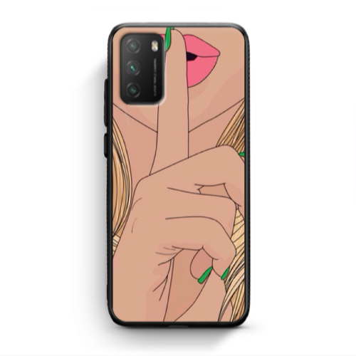 Xiaomi Poco M3 Shut up Black Glossy Θήκη