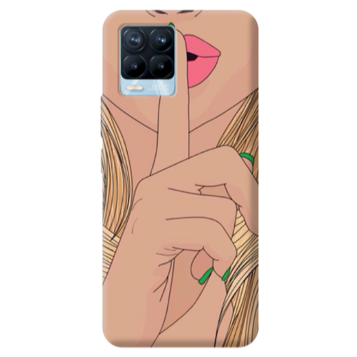 Realme 8 Pro Shut up Transparent Silicone TPU Θήκη