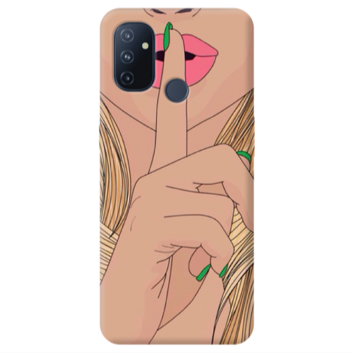 Oneplus Nord 100 Shut up Transparent Silicone TPU Θήκη