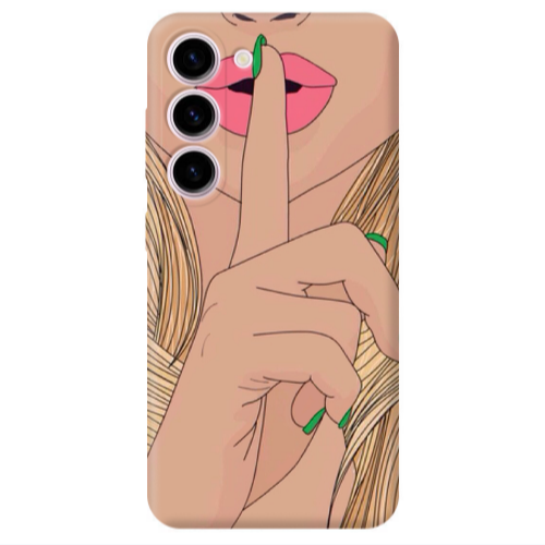 Samsung S23 Shut up Transparent Silicone TPU Θήκη