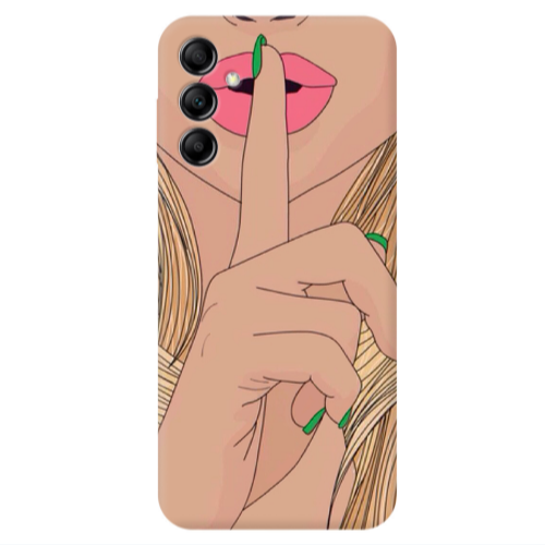 Samsung A24 Shut up Transparent Silicone TPU Θήκη