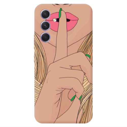 Samsung A54 Shut up Transparent Silicone TPU Θήκη