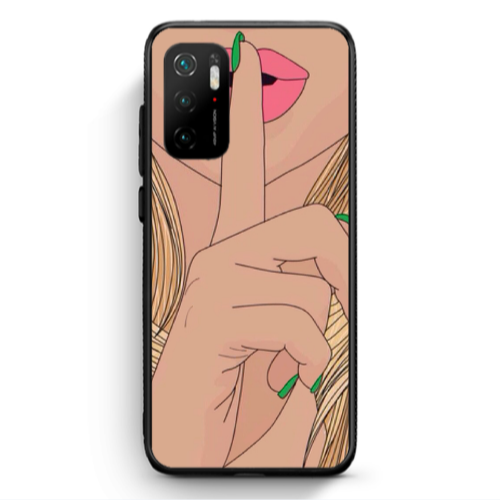 Xiaomi Poco M3 Pro Shut up Black Glossy Θήκη