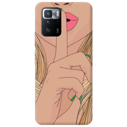 Xiaomi Poco X3 GT Shut up Transparent Silicone TPU Θήκη