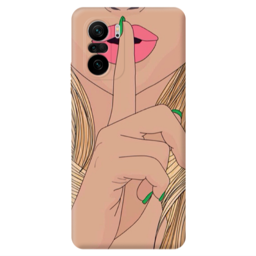 Xiaomi Poco F3 Shut up Transparent Silicone TPU Θήκη