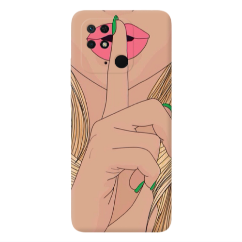 Xiaomi Poco C40 Shut up Transparent Silicone TPU Θήκη