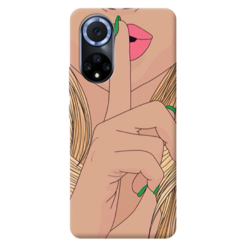 Huawei Nova 9 Shut up Transparent Silicone TPU Θήκη