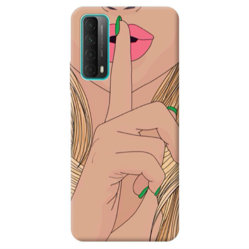 Huawei P Smart 2021 Shut up Transparent Silicone TPU Θήκη