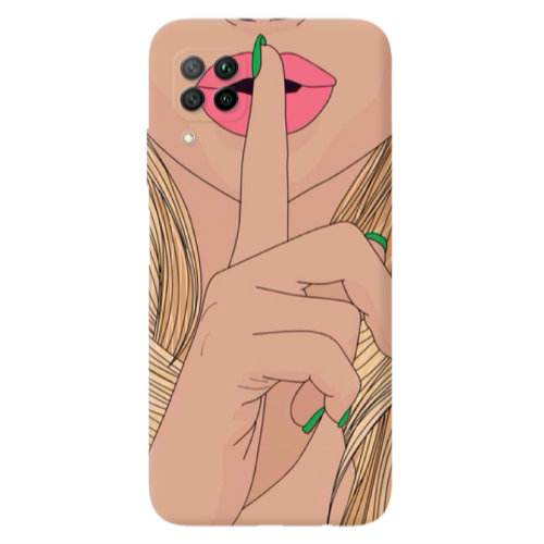 Huawei P40 Lite Shut up Transparent Silicone TPU Θήκη