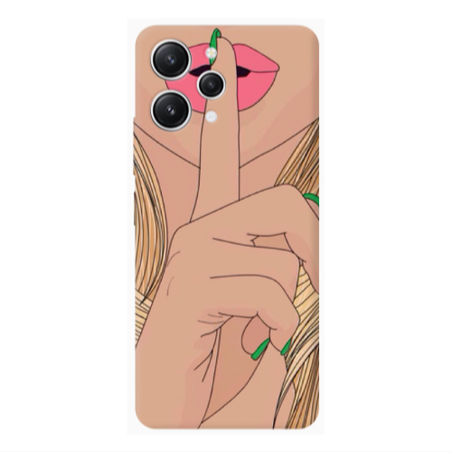 Xiaomi Redmi 12 Shut up Transparent Silicone TPU Θήκη