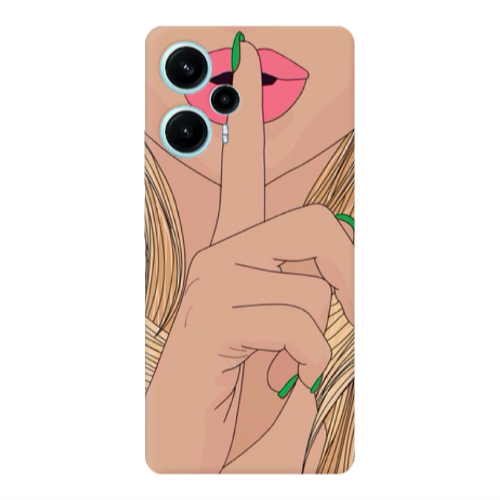 Xiaomi Poco F5 Shut up Transparent Silicone TPU Θήκη