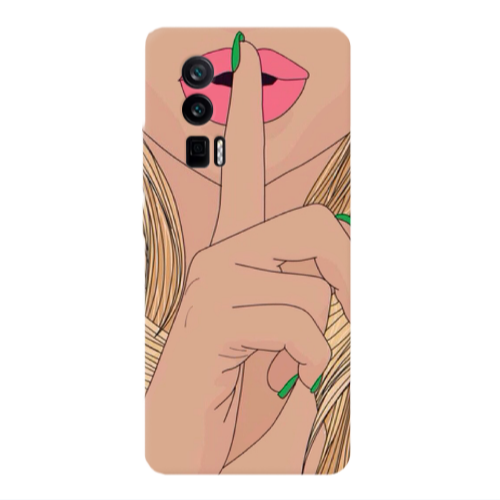 Xiaomi Poco F5 Pro Shut up Transparent Silicone TPU Θήκη