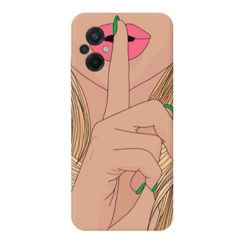 Xiaomi Poco M5 Shut up Transparent Silicone TPU Θήκη
