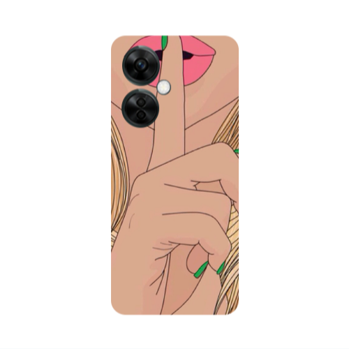 Oneplus Nord CE 3 Lite 5G Shut up Transparent Silicone TPU Θήκη