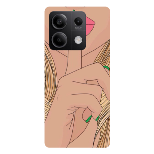 Xiaomi Redmi Note 13 5G Shut up Transparent Silicone TPU Θήκη
