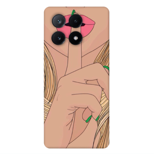 Xiaomi Poco X6Pro 5G Shut up Transparent Silicone TPU Θήκη