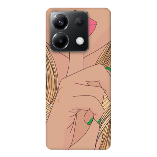 Xiaomi Poco X6 5G Shut up Transparent Silicone TPU Θήκη