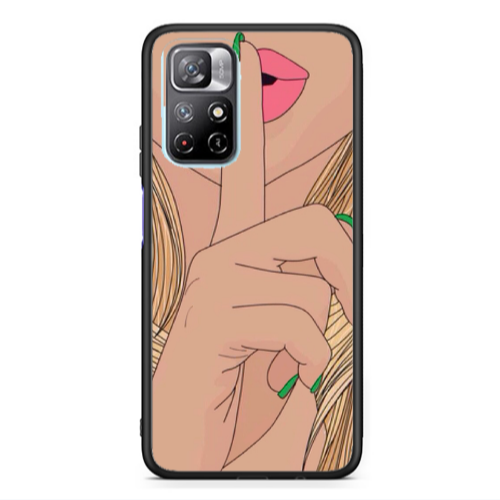 Xiaomi Poco M4 Pro 5G Shut up Black Glossy Θήκη