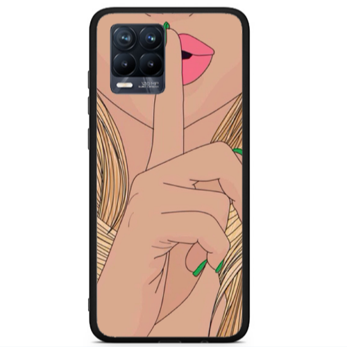 Realme 8 i Shut up Black Glossy Θήκη