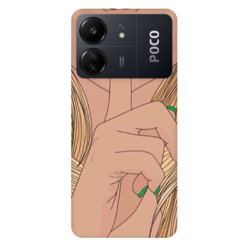Xiaomi Poco C65 Shut up Transparent Silicone TPU Θήκη