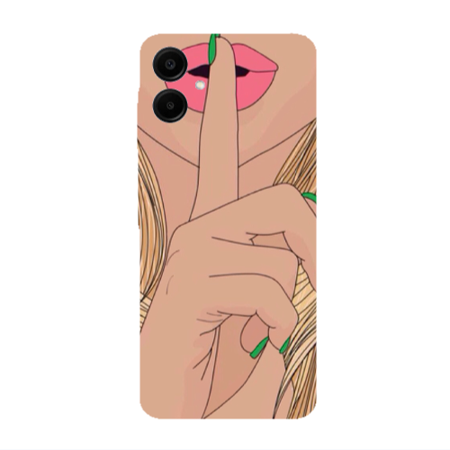 Samsung A06 Shut up Transparent Silicone TPU Θήκη